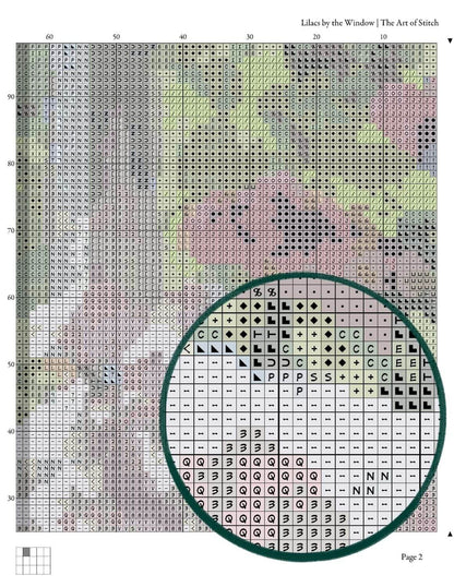 Lilacs by the Window Cross Stitch Kit