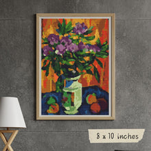 Still Life with Peonies in a Vase Cross Stitch Pattern | Pyotr Konchalovsky