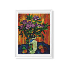 Still Life with Peonies in a Vase Cross Stitch Kit | Pyotr Konchalovsky