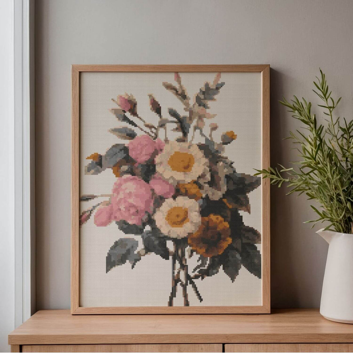 Flowers Cross Stitch Pattern