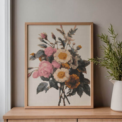 Flowers Cross Stitch Pattern