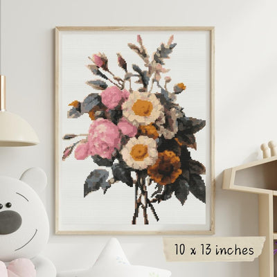 Flowers Cross Stitch Pattern