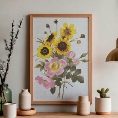 Flowers Cross Stitch Kit