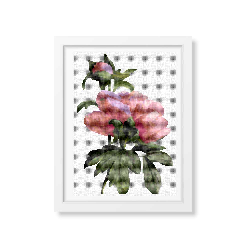 Flowers Cross Stitch Kit (REDOU07) | Pierre-Joseph Redouté