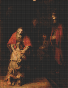 Return of the Prodigal Son Cross Stitch Kit
