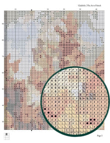 Gladiolis Cross Stitch Pattern