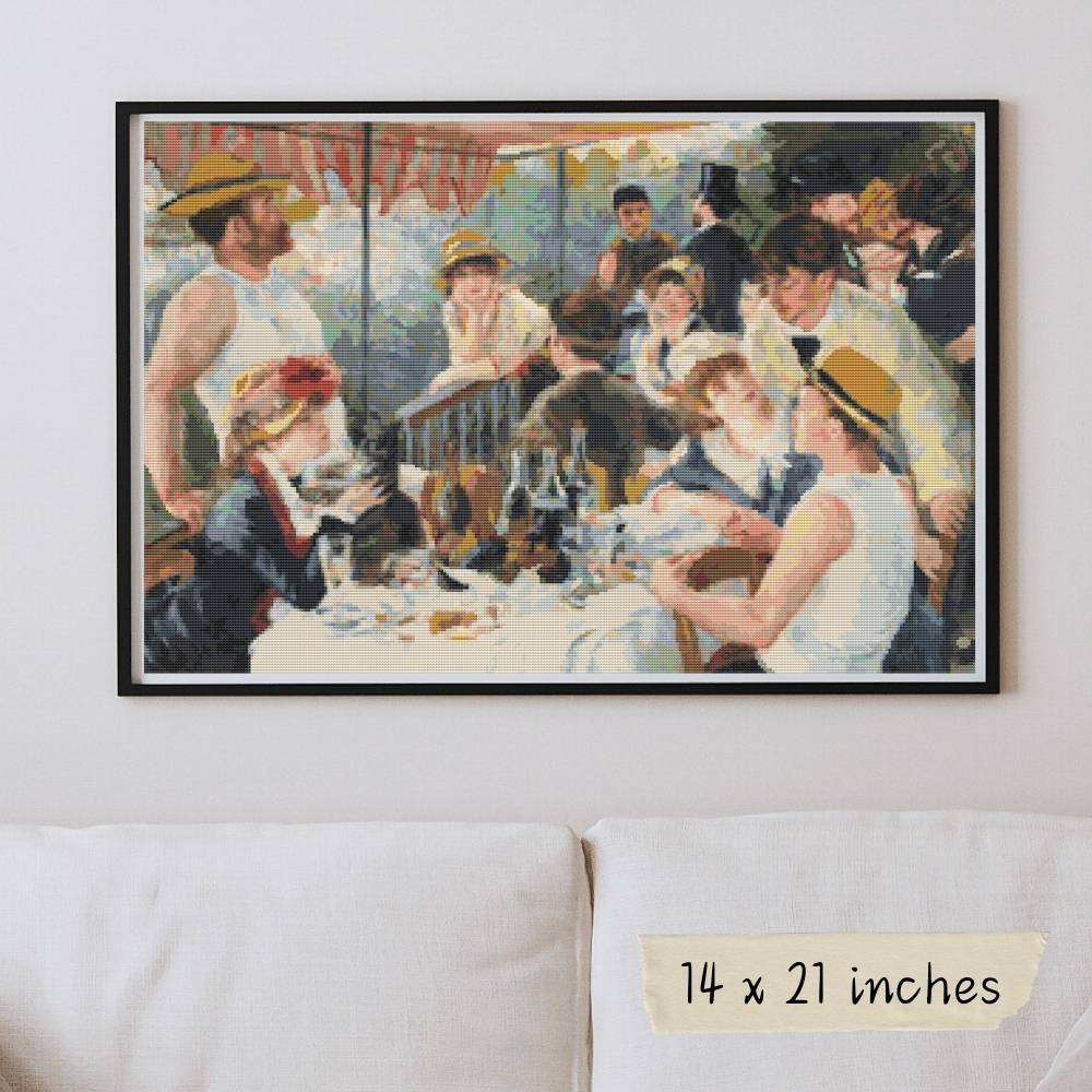 The Luncheon of the Boating Party Cross Stitch Kit