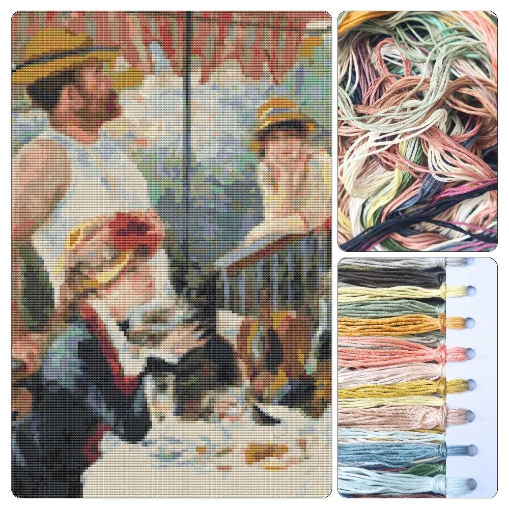 The Luncheon of the Boating Party Cross Stitch Kit