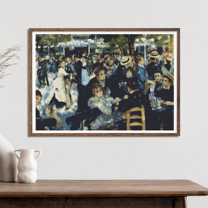 Dance at Le moulin de la Galette Cross Stitch Kit