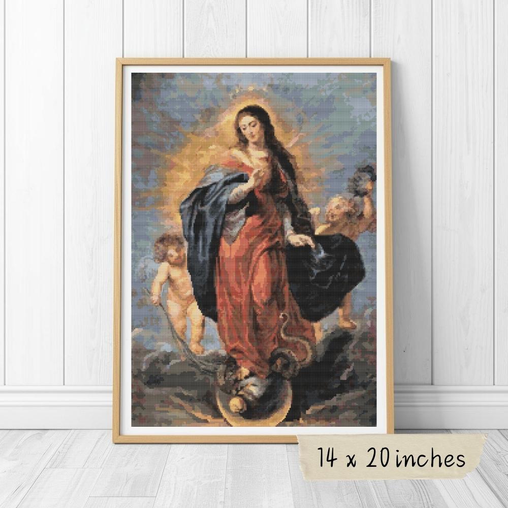 Immaculate Conception Cross Stitch Kit