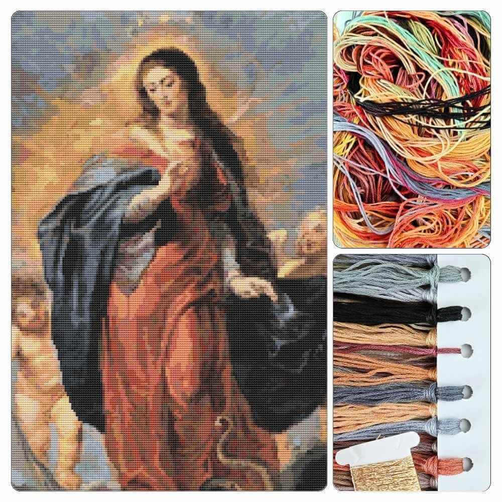 Immaculate Conception Cross Stitch Kit
