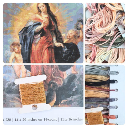 Immaculate Conception Cross Stitch Kit | Peter Paul Rubens