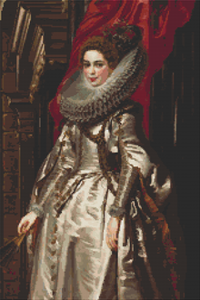 Marchesa Brigida Spinola-Doria Cross Stitch Pattern
