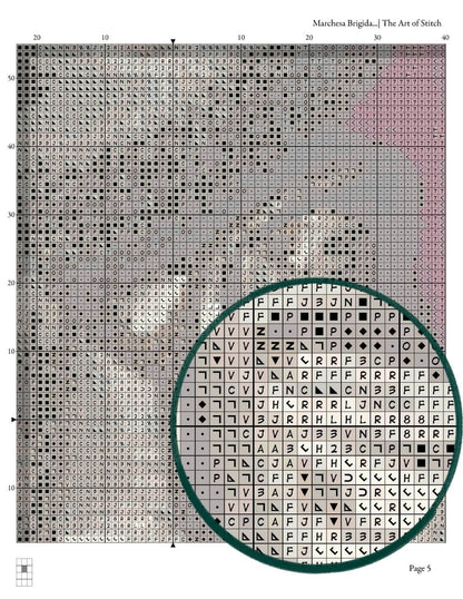 Marchesa Brigida Spinola-Doria Cross Stitch Pattern