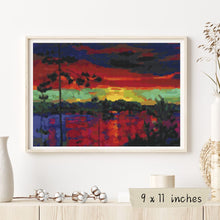 At Sunset Cross Stitch Pattern | Arkady Alexandrovich Rylov