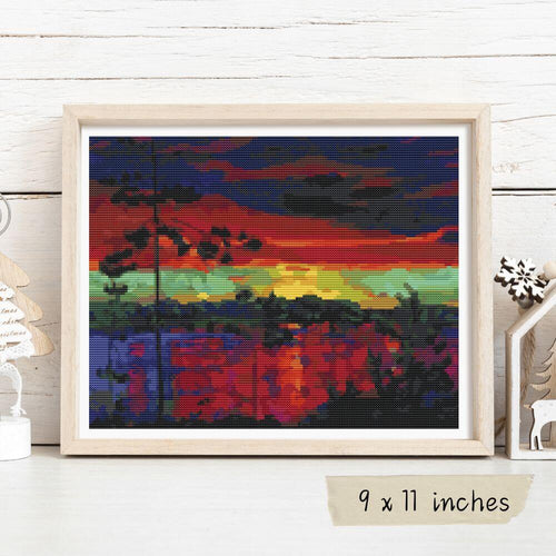 At Sunset Cross Stitch Kit