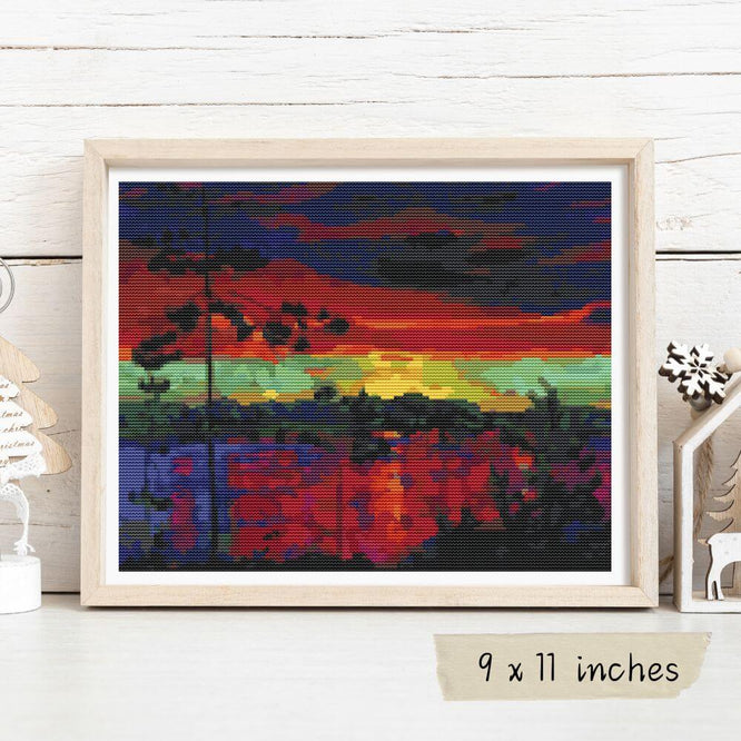 At Sunset Cross Stitch Kit