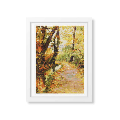 Winding Brook Cross Stitch Kit | Egon Schiele