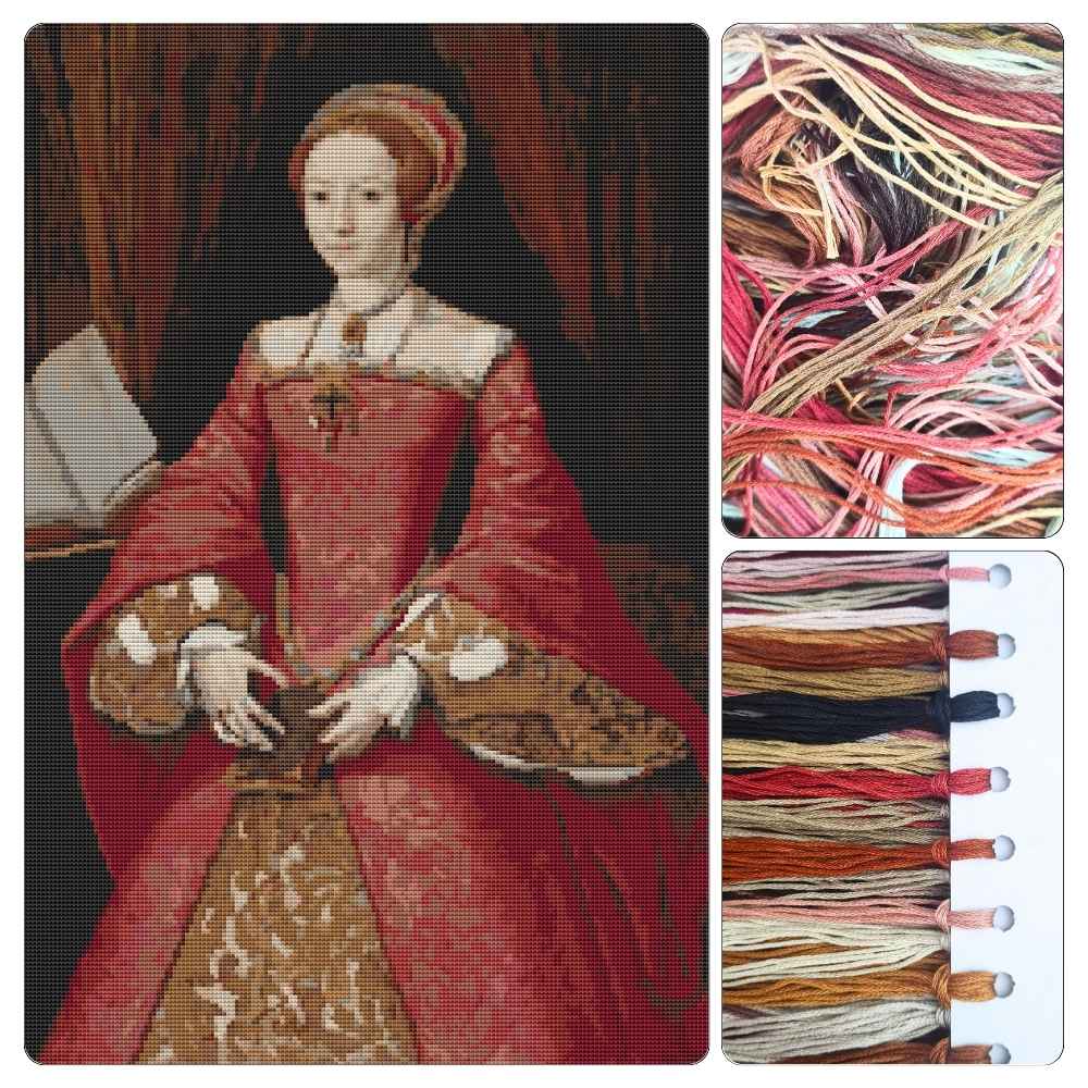 Portrait of Elizabeth I as a Princess Cross Stitch Kit