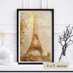 Eiffel Tower Cross Stitch Kit