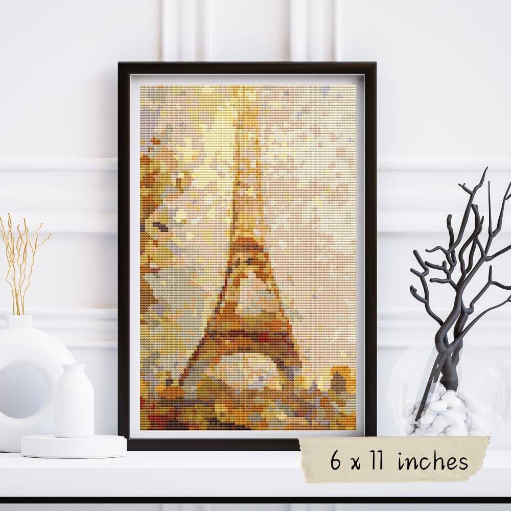 Eiffel Tower Cross Stitch Kit