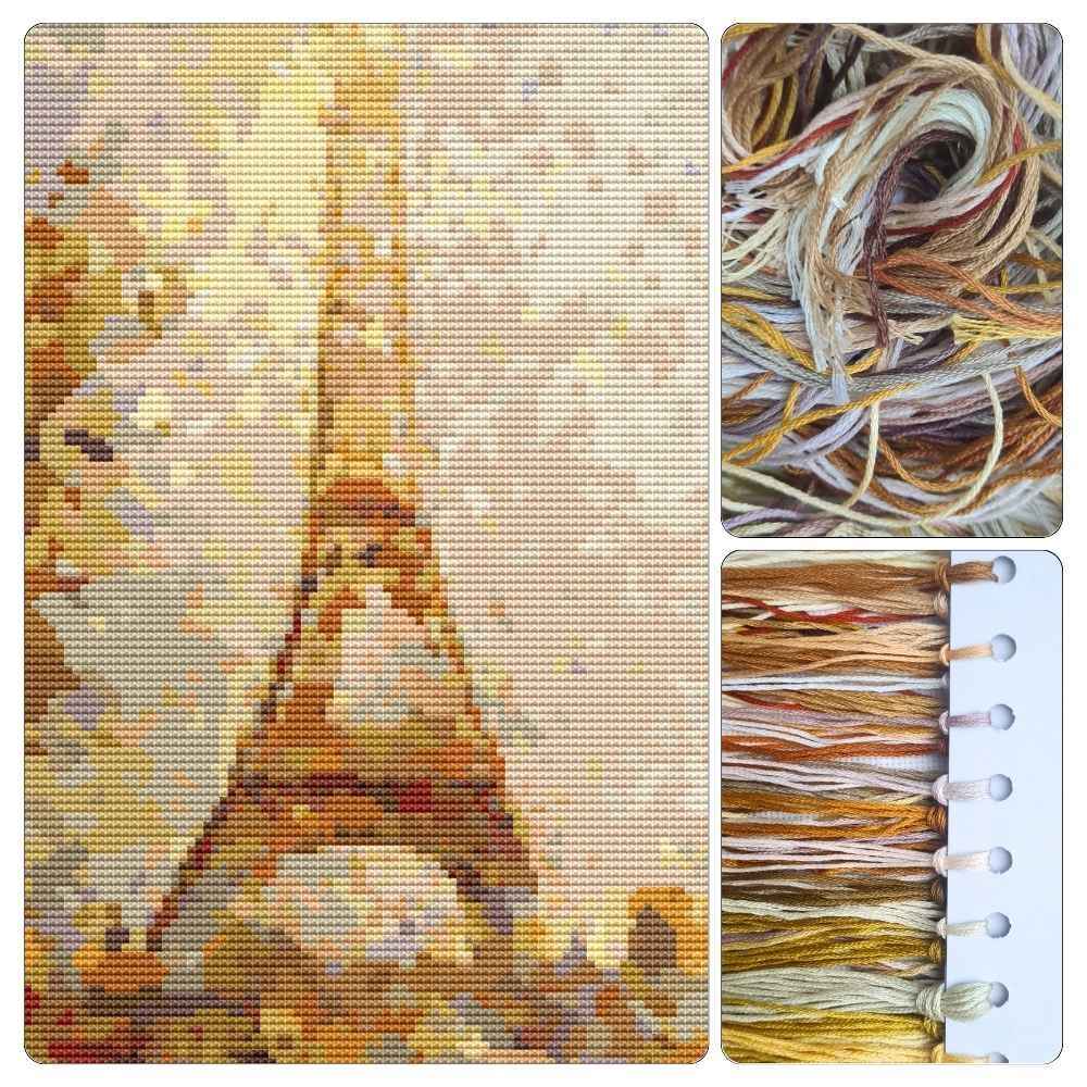 Eiffel Tower Cross Stitch Kit