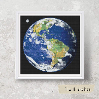 Earth Cross Stitch Kit