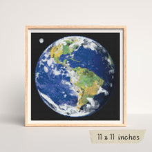 Earth Cross Stitch Pattern (SPACE01) | The Art of Stitch