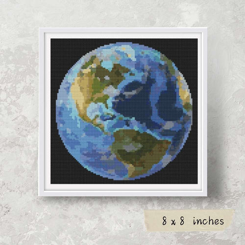 Earth Cross Stitch Kit