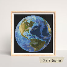 Earth Cross Stitch Pattern (SPACE02) | The Art of Stitch