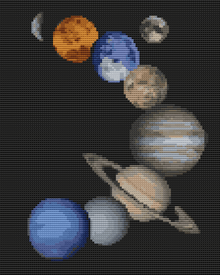 Solar System Cross Stitch Kit | The Art of Stitch