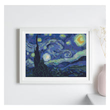 The Starry Night Mini Counted Cross Stitch Kit | Vincent Van Gogh