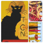 Chat Noir Mini Cross Stitch Kit