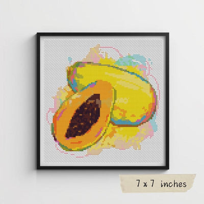 Papayas Cross Stitch Pattern