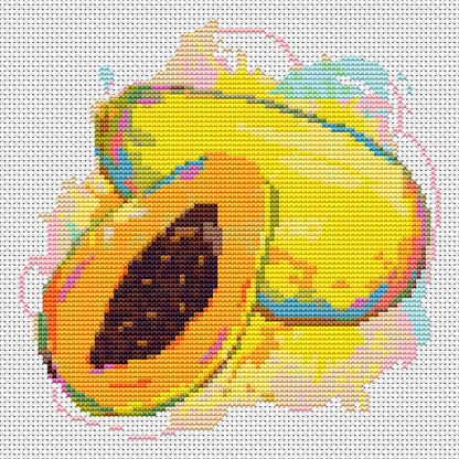 Papayas Cross Stitch Pattern by The Art of Stitch