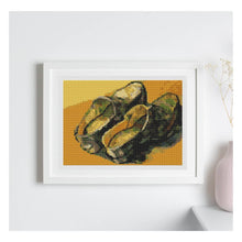 A Pair of Leather Clogs Mini Counted Cross Stitch Kit | Vincent Van Gogh