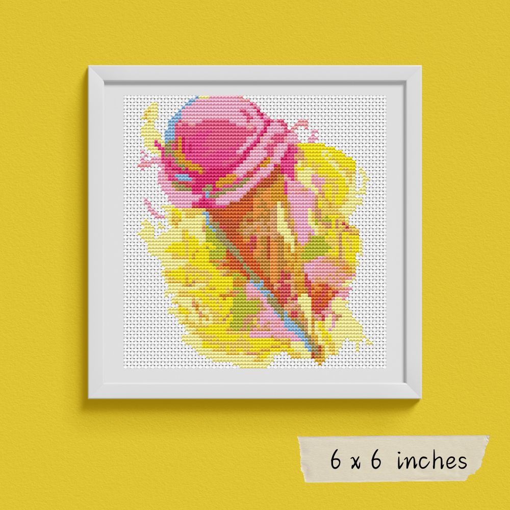 Ice Cream Cross Stitch Pattern | The Art of Stitch