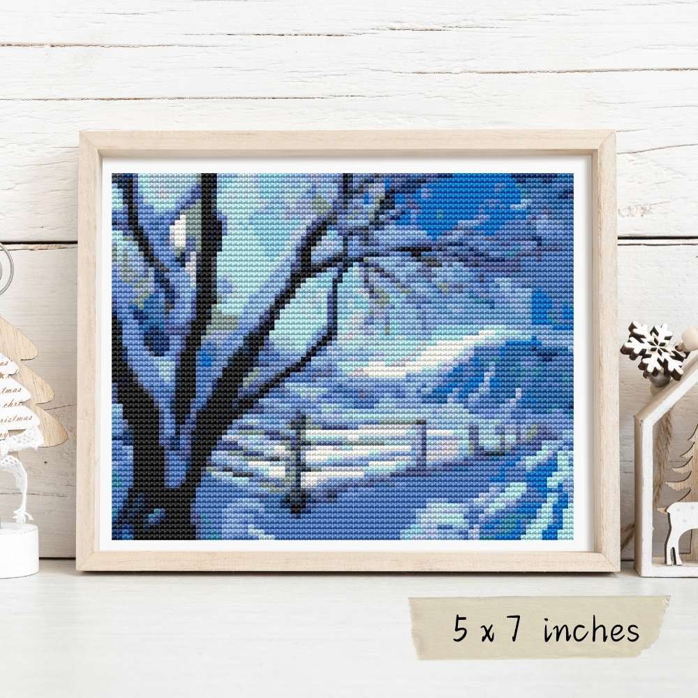 Wintry Day Mini Cross Stitch Kit