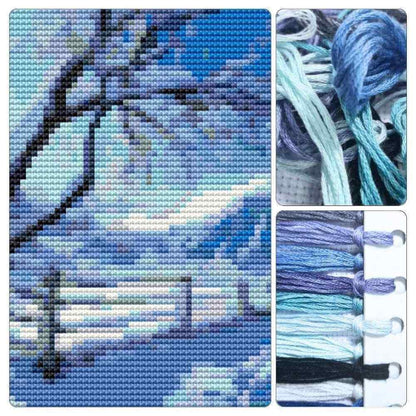 Wintry Day Mini Cross Stitch Kit