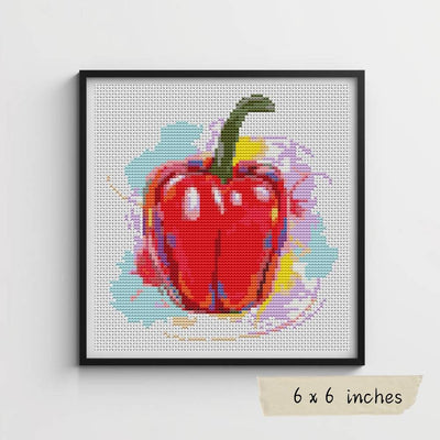 So Peppery Cross Stitch Pattern