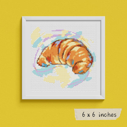 Croissant Cross Stitch Pattern | The Art of Stitch