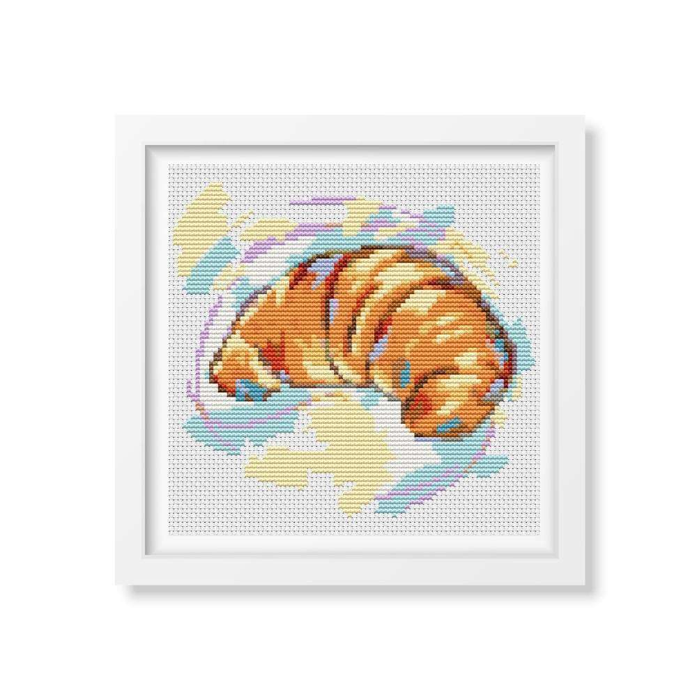 Croissant Cross Stitch Pattern | The Art of Stitch