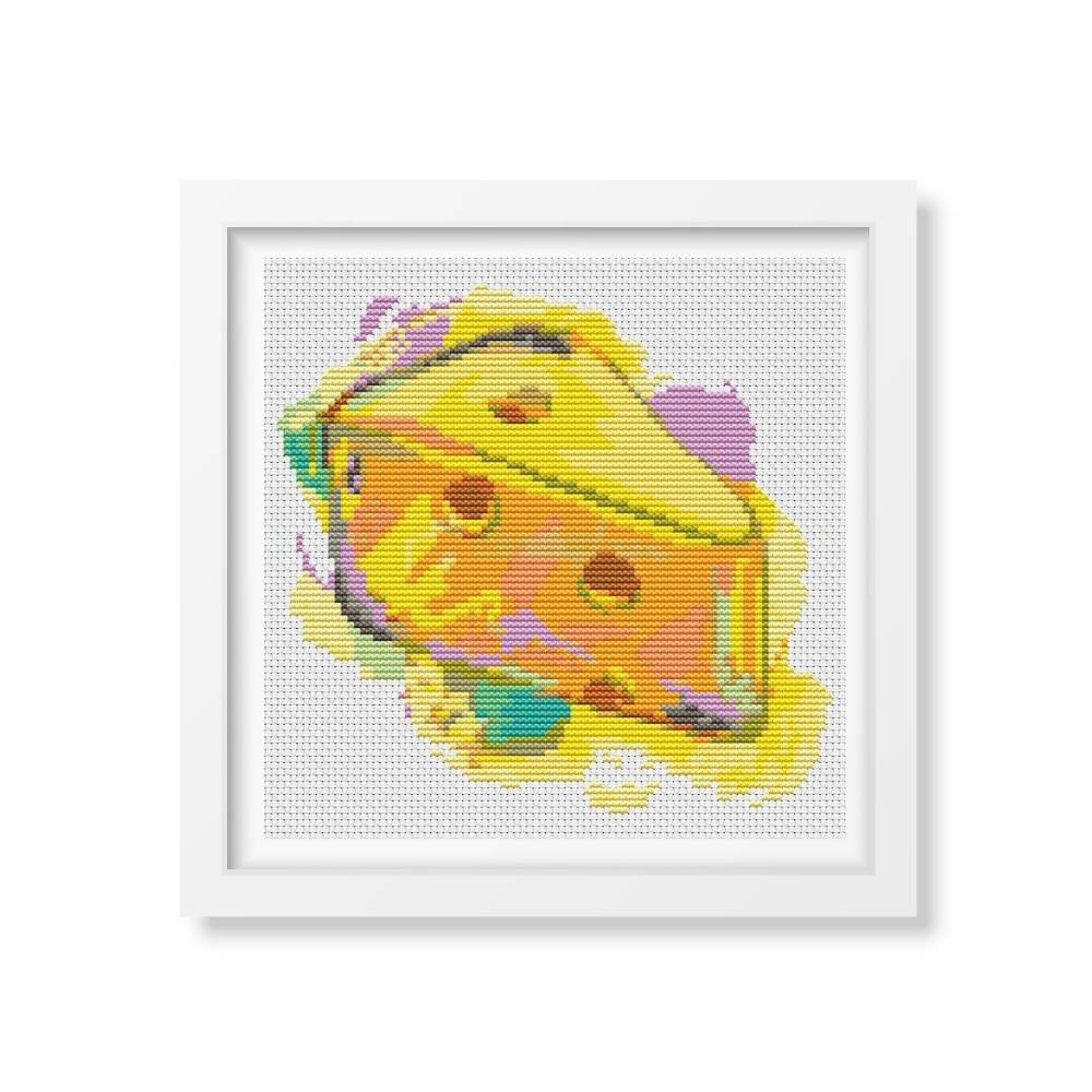 So Cheesy Counted Cross Stitch Pattern | The Art of Stitch