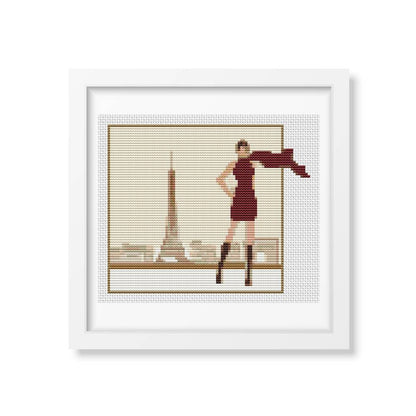 In Paris Counted Cross Stitch Kit | The Art of Stitch