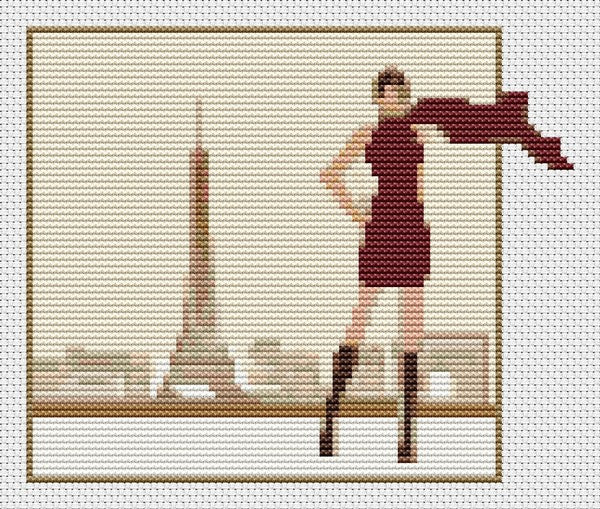 In Paris Counted Cross Stitch Kit | The Art of Stitch