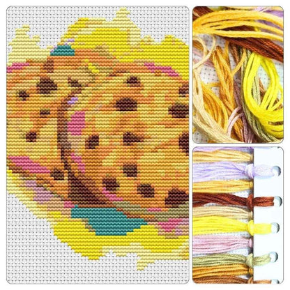 Chocolate Chip Cookies Cross Stitch Kit