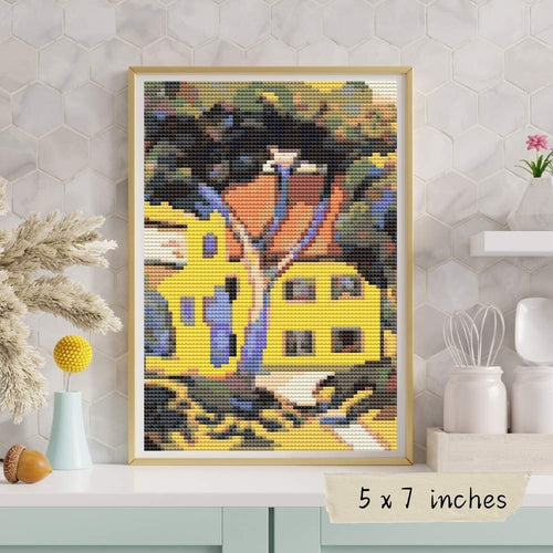 House in a Landscape Mini Cross Stitch Kit