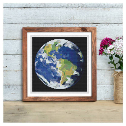 Earth Counted Cross Stitch Kit | The Art of Stitch