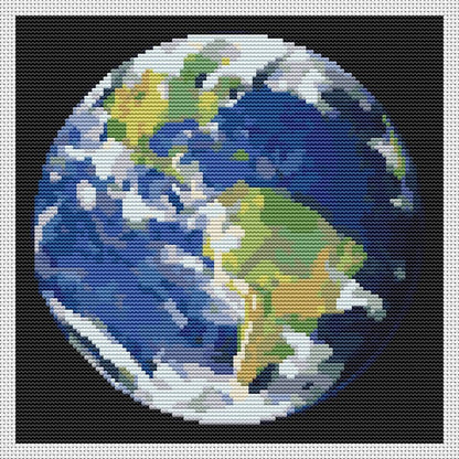 Earth Counted Cross Stitch Kit | The Art of Stitch