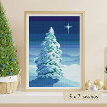 Winter Tree Mini Cross Stitch Pattern